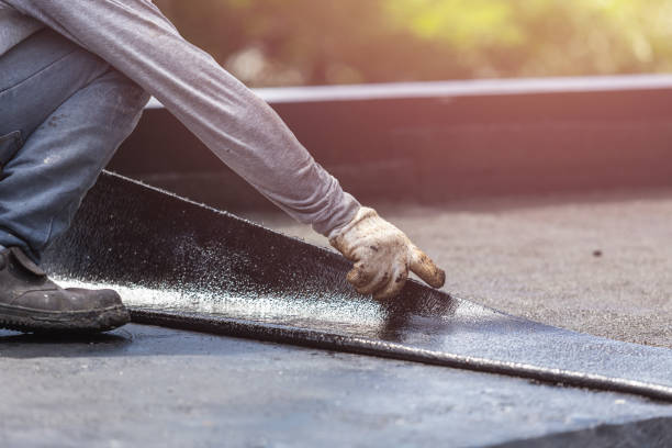Professional Basement Waterproofing technician working in Blowing Rock, NC